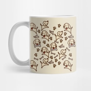 Cute Dog Pattern Mug